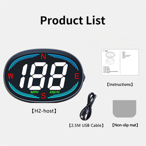 WiiYii 2025 Nuevo Medidor de Velocidad para <span class=keywords><strong>Auto</strong></span> H2, GPS, Alarma de Velocidad, Recordatorio de Fatiga al Conducir, Pantalla de Visualización Frontal, Velocímetro Universal, 1 Año de Garantía - Product Image 6