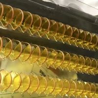 Lentille convexe multispectrale personnalisée en sulfure de zinc (ZnS) en verre infrarouge 20*10, double face avec revêtement antireflet (AR) et 94% de transmission, expédition incluse