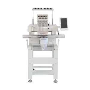 Computerized Newest Design Machine Single Head Flat Computer Embroidery Machine for cloth