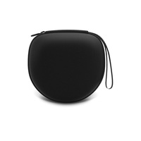 Étui pour casque en EVA personnalisé en usine avec texture cuir, coque rigide, fermeture éclair, sac de rangement de voyage pour casque