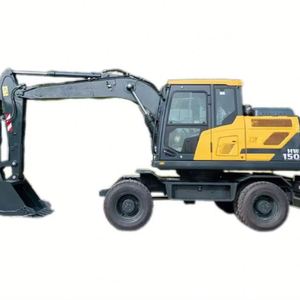 Excavadora HW150 Excavadora de ruedas Proveedor directo de fábrica HW150 Excavadora de ruedas Hyundai de 15 toneladas a la venta Equipo de alta eficiencia - Product Image 6