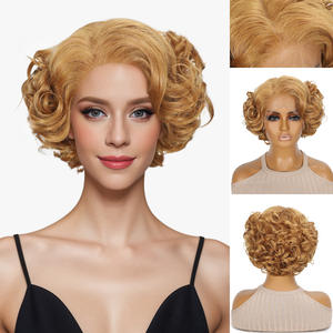 Perruque en cheveux humains bruts Fumi 13*4, style ondulé brun <span class=keywords><strong>foncé</strong></span> avec frange, perruques en cheveux humains pleine couronne, prix d'usine - Product Image 5