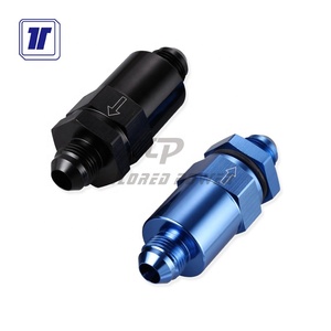 Custom Universal CNC Machined Aluminum Washable Racing in <strong>Line</strong> <strong>Fuel</strong> <strong>Filter</strong> with Brass Insert - Product Image 5