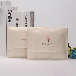 Bolsa de Joyería de Tela de Algodón de Lujo, Bolsa de Algodón de Color Natural, Bolsa de Regalo de Algodón Reutilizable - Product Image 2