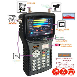 เครื่องวัด H.265 4.5นิ้วเครื่องตรวจค้นคลื่นสัญญาณโทรทัศน์ระบบดิจิทัล <span class=keywords><strong>DVB</strong></span>-B และจอภาพ CCTV - Product Image 3