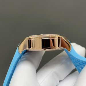 Reloj Mecánico Automático con Caja de Cerámica, Cristal de Zafiro, Diseño Impermeable y Correa Azul - Product Image 4