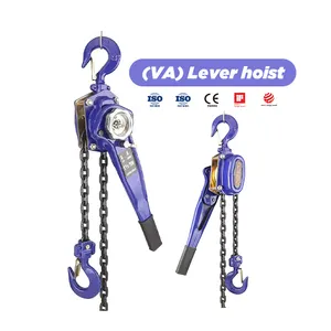 VA Lever Hoist G80 Chain Safe Manual Portable Customizable 1Ton 1.5T 3Ton 5Ton 10 ton Hand Chain Block Hoist