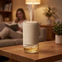 Diffuseur d'arômes sans eau pour table, conception de tissu personnalisée OEM, nébuliseur rechargeable, diffuseur d'huiles essentielles