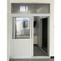Portes à battants modernes en PVC de haute qualité, résistantes aux intempéries et à l'isolation thermique, idéales pour cuisines, ateliers et supermarchés