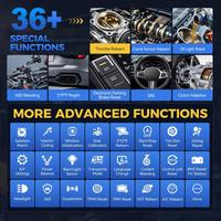 XTOOL Mise à niveau D7 BT Machine de diagnostic automobile sans fil et programmation OBD2 Scanner de voiture pour toutes les voitures avec FCA 36+ Réinitialisation