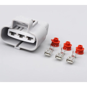 Conector Automotriz de 3 Pines, Plástico Blanco, Macho y Hembra, para Automóvil, DT04-3P-P007 - Product Image 1