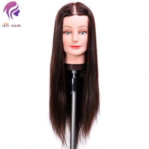 Peluquería entrenamiento pelucas corte <span class=keywords><strong>de</strong></span> pelo maniquí multicolor hermosa cabeza <span class=keywords><strong>de</strong></span> maniquí sonriente práctica <span class=keywords><strong>de</strong></span> enseñanza muñeca simulada - Product Image 6
