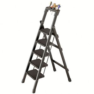 Prix <span class=keywords><strong>de</strong></span> gros Escabeau pliant polyvalent en acier au carbone pour usage domestique Escalier extérieur Entrepôt extérieur - Product Image 3