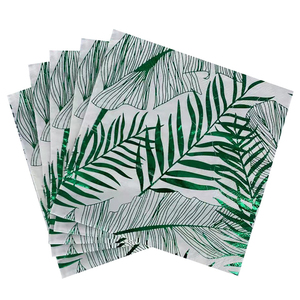 <span class=keywords><strong>Tovaglioli</strong></span> <span class=keywords><strong>di</strong></span> <span class=keywords><strong>carta</strong></span> con motivo a foglia all'ingrosso della fabbrica che stampano <span class=keywords><strong>tovaglioli</strong></span> <span class=keywords><strong>di</strong></span> <span class=keywords><strong>carta</strong></span> color <span class=keywords><strong>argento</strong></span> con stampa in oro - Product Image 2