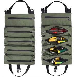 Sac à outils roulant en toile résistante pour hommes avec logo privé - Product Image 4