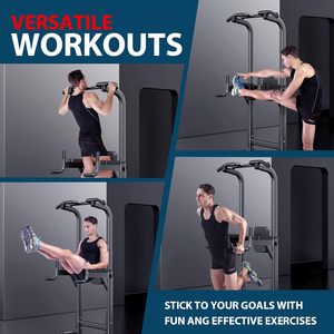 CZFIT Power Tower Dip Station Multi-Gym Fitness Equipment Adjustable <b>Pull</b> <b>Bar</b> <b>Home</b> Gym Customizable 5 Year Warranty - Product Image 6
