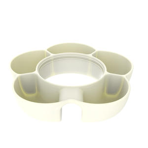 Nuevo Plato de Silicona Reutilizable de 5 Compartimentos para Aperitivos, Apto para Alimentos, para la Copa Stanley - Product Image 2