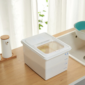 Rice Storage <b>Container</b> Rectangle Flip Top Lid Insect Proof Kitchen Use 7.5L Capacity - Product Image 4