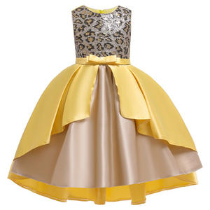2020 da Cerimonia Nuziale Elegante Del <span class=keywords><strong>Vestito</strong></span> Delle Ragazze Del Leopardo Paillettes Principessa Dei Bambini Del <span class=keywords><strong>Vestito</strong></span> Del Partito Passerella Del Bambino Bambini Abito da Sera Abito - Product Image 5