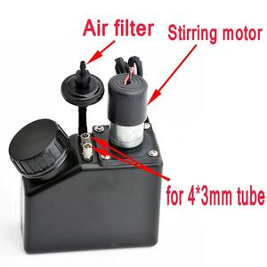 Cartouche d'encre de grande taille 250 ml pour imprimante à jet d'encre UV DTF DTG, réservoir d'encre à jet d'encre avec moteur mélangeur, filtre et connecteur - Product Image 1