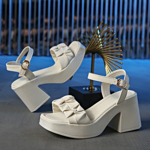 Nuevas Sandalias Romanas de Plataforma Gruesa Estilo Hada para Mujer, Calzado de Verano con Cuña 916 - Product Image 4