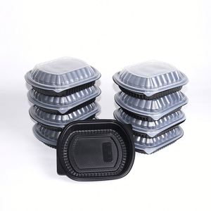 Contenedor Desechable de 32 oz, Caja para Catering, Recipientes de Plástico para Alimentos Aptos para Microondas - Product Image 1