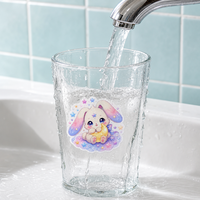 Autocollants personnalisés Kawaii Sorcière Fée Licorne Dessin Animé Imperméables Auto-adhésifs Lune Vinyle Découpé pour Bouteilles et Journaux