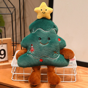 Caja de Regalo de Oso de Peluche Navideño con Diseño de Abuelo, Tela Súper Suave, Decoración para Aliviar el Estrés - Product Image 1