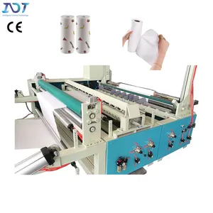 Automatic Lazy Dishcloth Kitchen Disposable Non woven Towel Tissue Paper Rewinding Machine