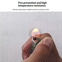 Moustiquaire en acier inoxydable 304 pour fenêtre et porte d'appartement, anti-moustiques et insectes, vente en gros