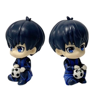 Figuras de PVC Chibi del Anime Blue Lock, Isagi Yoichi y <span class=keywords><strong>Nagi</strong></span> <span class=keywords><strong>Seishiro</strong></span> en Poses Sentadas, Modelo de Juguete Coleccionable - Product Image 5