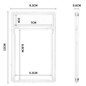 Protège-cartes rigides en PVC transparent Bnd 35PT avec revêtement filmé, écologiques, pour cartes de collection de stars sportives - Product Image 1