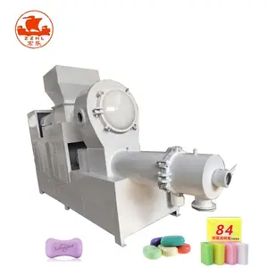 Máquina extrusora de barra de sabão redonda para banheiro em pequena escala, máquina para fabricação de sabão e detergente