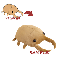Peluche personnalisée mini 10 cm - Super douce et moelleuse avec design brodé, doublure en maille de nylon