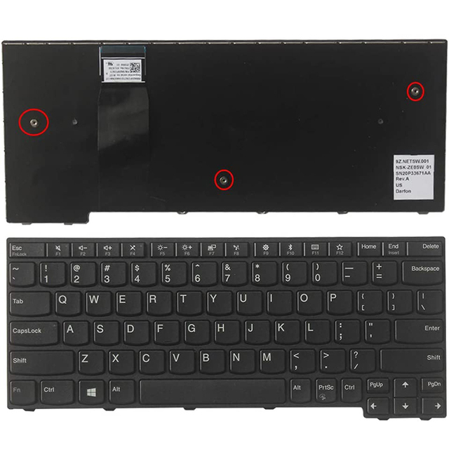Laptop Keyboard for Thinkpad 11e 5th Gen 20LR 20LQ English US 01LX700 01LX740