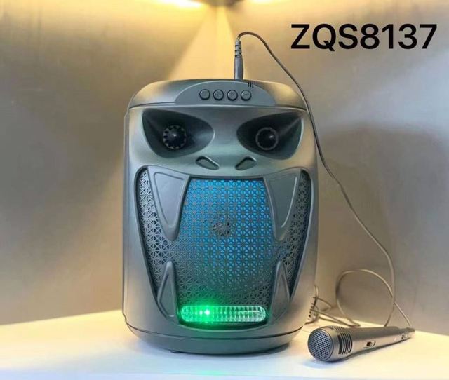 ZQS8137 High Volume 20w 6.5 Inch Speaker Outdoor Portable Party Dj Speaker Set Subwoofer Sound Light With Led Stage Lights