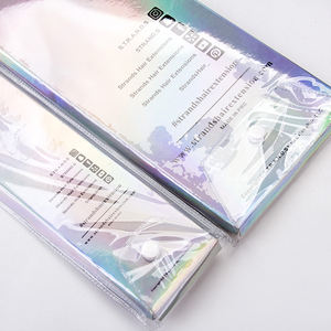 Sinicline moda fantezi toptan özel etiket saç çanta ambalaj için özel ipek çanta saç ekleme - Product Image 2