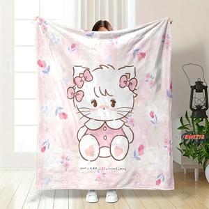 Mikko Mousse dibujos animados franela cómodo suave todas las estaciones hogar Oficina siesta Camping manta duradera animación derivados - Product Image 2