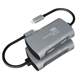 การ์ดจับภาพวิดีโอ4K,1080P 30Fps Full Hd USB บันทึกการจับภาพวิดีโอสำหรับกล้องบันทึกเกม Apparaat Voor Pc <span class=keywords><strong>Mac</strong></span> <span class=keywords><strong>Os</strong></span> - Product Image 1