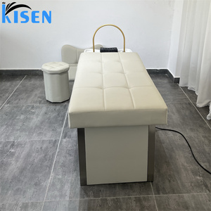 Kisen Thai Head Spa : Fauteuil de lavage de cheveux avec circulation d'eau et vapeur, équipement de salon de coiffure, lit de shampoing électrique - Product Image 4