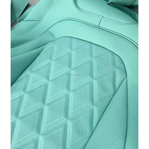 Sarung jok mobil pengganti penuh kulit Nappa kustom untuk Mercedes BC92