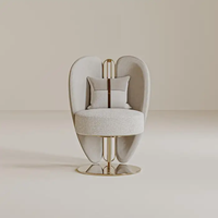 Nouvelle arrivée, chaise de restaurant de luxe en acier inoxydable doré, chaise de salle à manger en velours pour hôtel, restaurant, maison