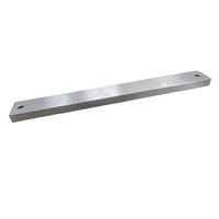 Service de fraisage CNC sur mesure, barre plate en acier inoxydable, bande de connexion mécanique usinée CNC, perçage, pièces usinées CNC