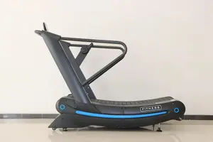 Manufacture Fitness YG-T011 Wholesale Manual Treadmill Machine Training Running Commercial Curved Treadmill Body Excise