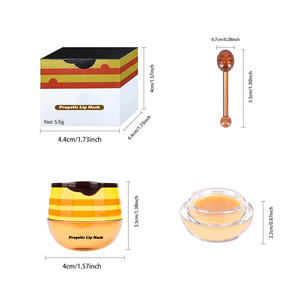 <span class=keywords><strong>Masque</strong></span> pour les lèvres réparateur exfoliant hydratant naturel et végétalien avec logo personnalisé en gros de marque privée - Product Image 4