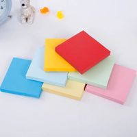 Bloc-notes autocollants colorés personnalisables avec logo personnalisé - Fournitures scolaires multi-usages, notes adhésives
