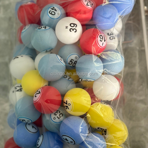 Billes de <span class=keywords><strong>Bingo</strong></span> et de Ping-Pong à Bas Coût, 40mm, en PP, Impression de Logo Personnalisé Unilatéral pour Machines de Jeu de <span class=keywords><strong>Bingo</strong></span> 1-75 - Product Image 6