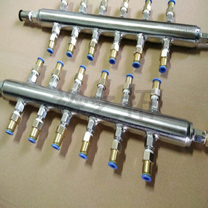 Distributeur d'air en acier inoxydable 304, unité de distribution de raccords pneumatiques pour usage industriel - Product Image 3