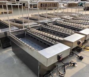 Machine à griller électrique rotative de haute qualité pour restaurant, barbecue automatique rotatif en acier inoxydable au charbon de bois - Product Image 5