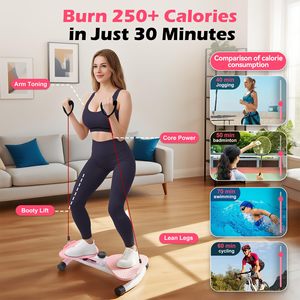 Venta caliente cintura Twister Machine Pink Twist Board para ejercicio máquina de adelgazamiento Tabla de ejercicios para entrenamiento en casa - Product Image 3